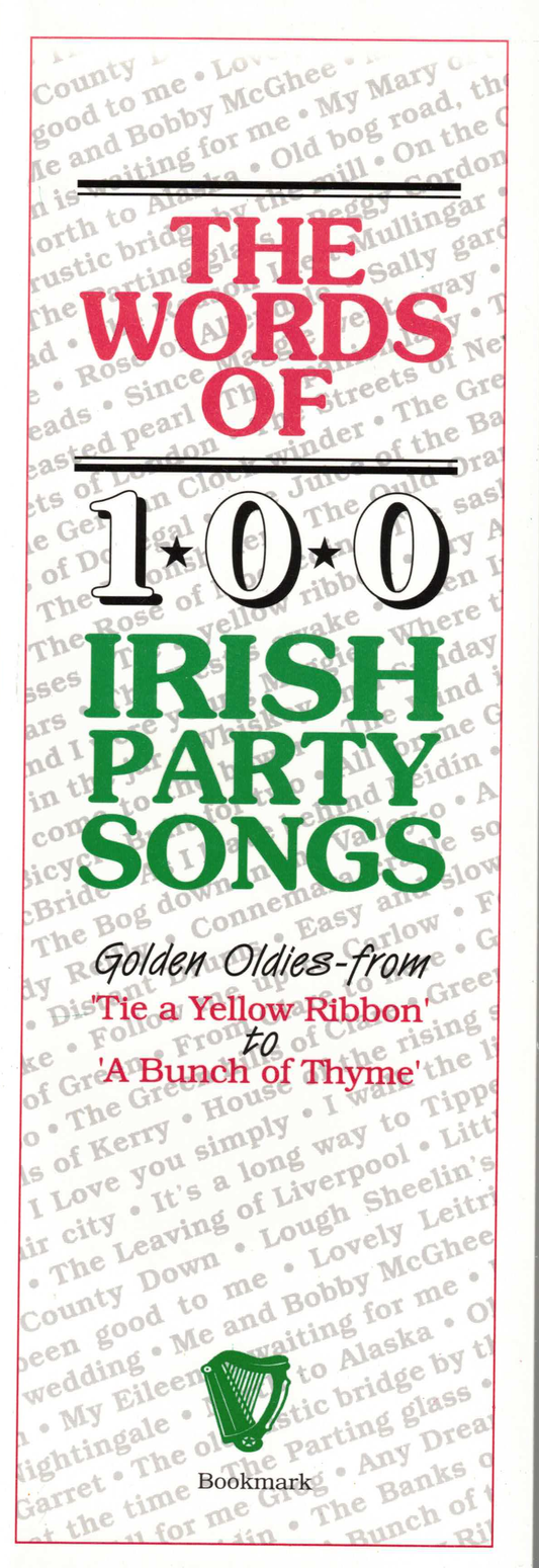 アイルランドのパーティーソング100曲の歌詞 - 第1巻