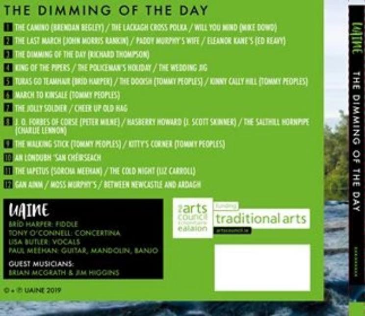 The Dimming Of The Day - UAINE はブリッド・ハーパー、トニー・オコンネル、リサ・バトラー、ポール・ミーハンです