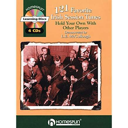 121 Favorite Irish Session Tunes: Performed on Tinwhistle by L.E. McCullough